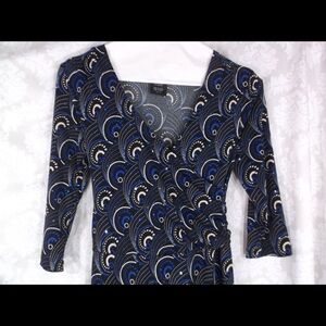 Speechless Faux Wrap dress V Neck 14
